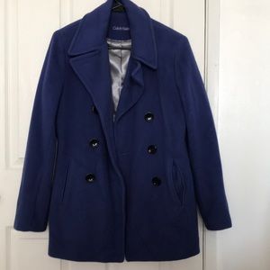 Calvin Klein coat purple very cute